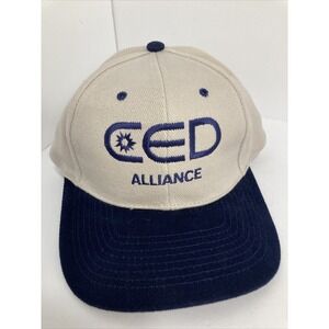CED Alliance‎ Electrical Supply Dad Hat Cap Beige Alliance,OH Electronics Nissun